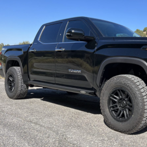 Toyota Tundra Rock Sliders - Drivers Side - Rock Slide Engineering - Black Powdercoat - `22-`24 Toyota Tundra Rock Sliders - Drivers Side - Rock Slide Engineering - Black Powdercoat - `22-`24